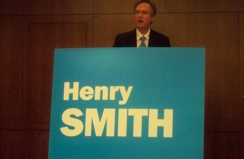 Home Secretary officially launches Henry Smith MP re-election campaign