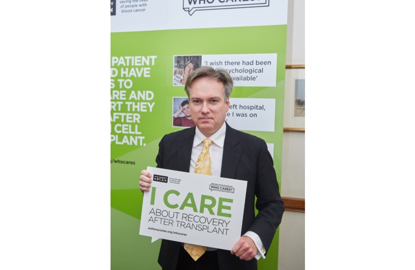 Crawley MP backs campaign for better post-transplant care