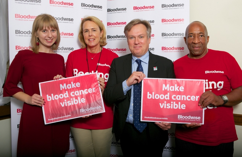 Henry Smith MP calls on Prime Minister to Make Blood Cancer Visible