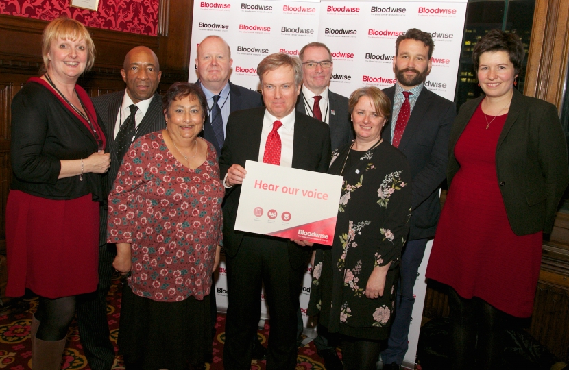 Crawley MP backs charity report on blood cancer treatment