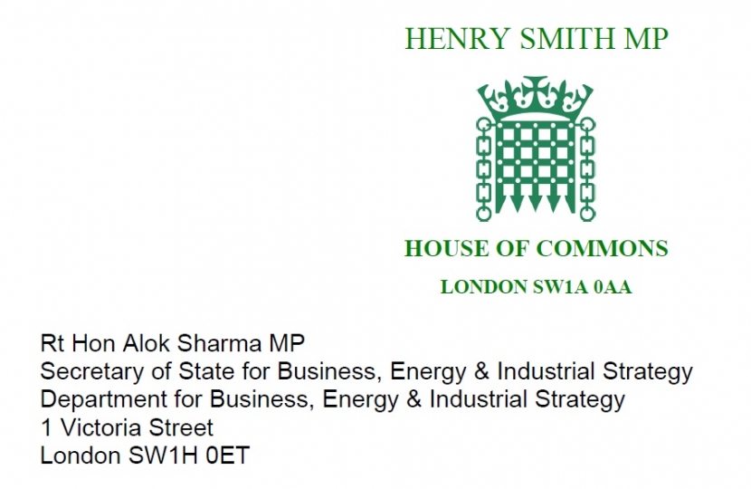 Henry Smith MP Westminster Report - April 2020