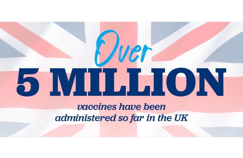 Henry Smith MP welcomes acceleration of COVID-19 vaccine rollout in Crawley