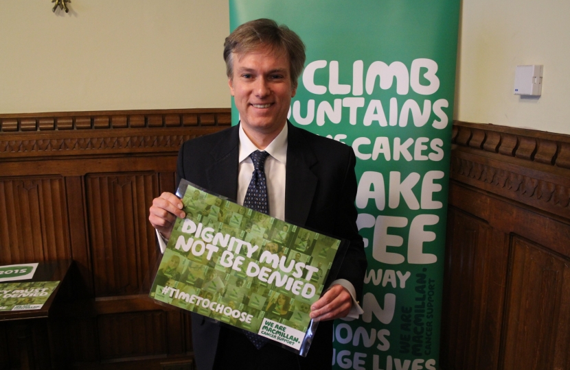 Henry Smith MP backs Macmillan Cancer Support campaign