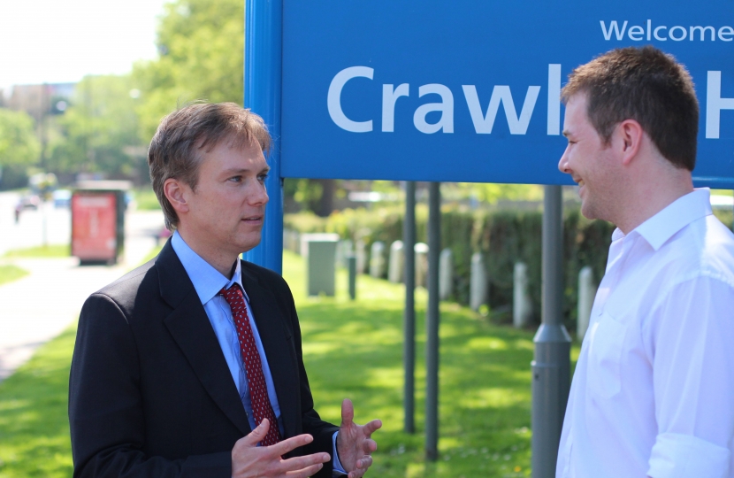 Henry Smith MP calls on Crawley to have a say on the Summer Budget