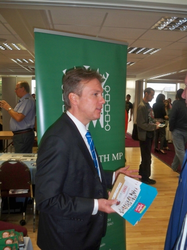 Henry Smith MP Preparing for the Crawley Jobs Fair