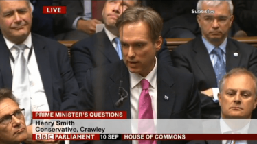 Henry Smith MP Calls for the Defence of our Union at Prime Minister's Questions