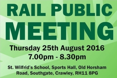 Crawley MP secures public meeting with local rail operator