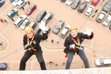 Crawley MP dresses up to abseil for St Catherine's Hospice