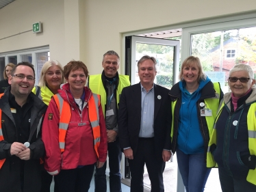 Henry Smith MP supports Crawley Memory Walk