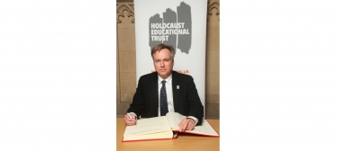 Henry Smith MP signs Holocaust Educational Trust Book of Commitment