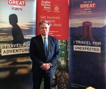 Henry Smith MP joins Visit Britain to promote tourism in Crawley