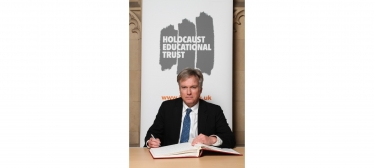 Henry Smith MP signs Holocaust Educational Trust Book of Commitment