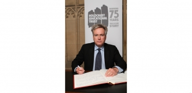 Crawley MP signs Holocaust Educational Trust Book of Commitment