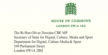 Joint EFL club MPs letter to Culture Secretary, FA and EFL on effect of COVID-19 on professional football