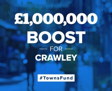 £1 million for Crawley to boost regeneration and support local recovery from coronavirus