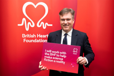 Henry Smith MP celebrates 60 years of life-saving British Heart Foundation research