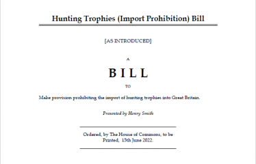 Henry Smith MP to lead Commons Committee debating historic trophy hunting ban